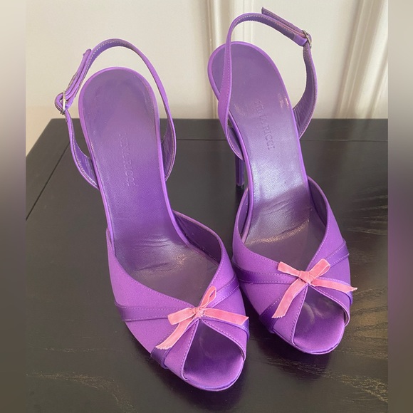 Nina Ricci Satin Stilettos - Picture 3 of 12